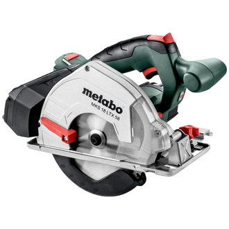 Metabo Akku-Metall-Handkreissäge MKS 18 LTX 58, incl. Parallelanschlag, Zubehör, Karton