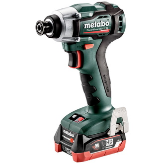 Metabo Akku-Schlagschrauber PowerMaxx SSD 12 BL, incl. 2x Akku LiHD/4 Ah, Ladegerät, metaBOX