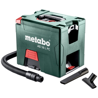 Metabo Akku-Sauger AS 18 L PC, mit manueller Filterreinigung, Karton