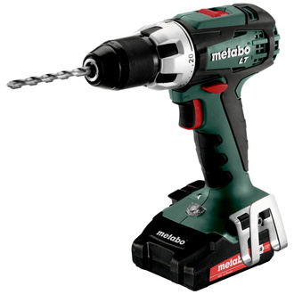 Metabo Akku-Bohrschrauber BS 18 LT Compact, metaBOX 145, 18V 2x2Ah Li-Power + ASC 55