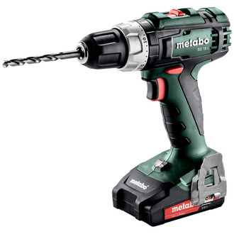 Metabo Akku-Bohrschrauber BS 18 L, metaBOX 145, 18V 2x2Ah Li-Power + SC 30