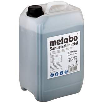 Metabo Sandstrahlmittel, Körnung 0,2 - 0,5 mm, Kanister 8 kg