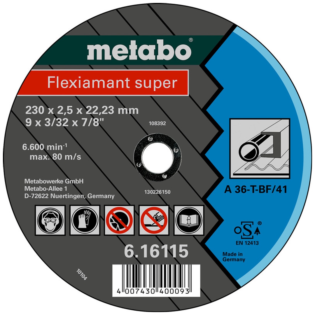 Metabo Flexiamant super 230x2,5x22,23 Stahl, TF 42
