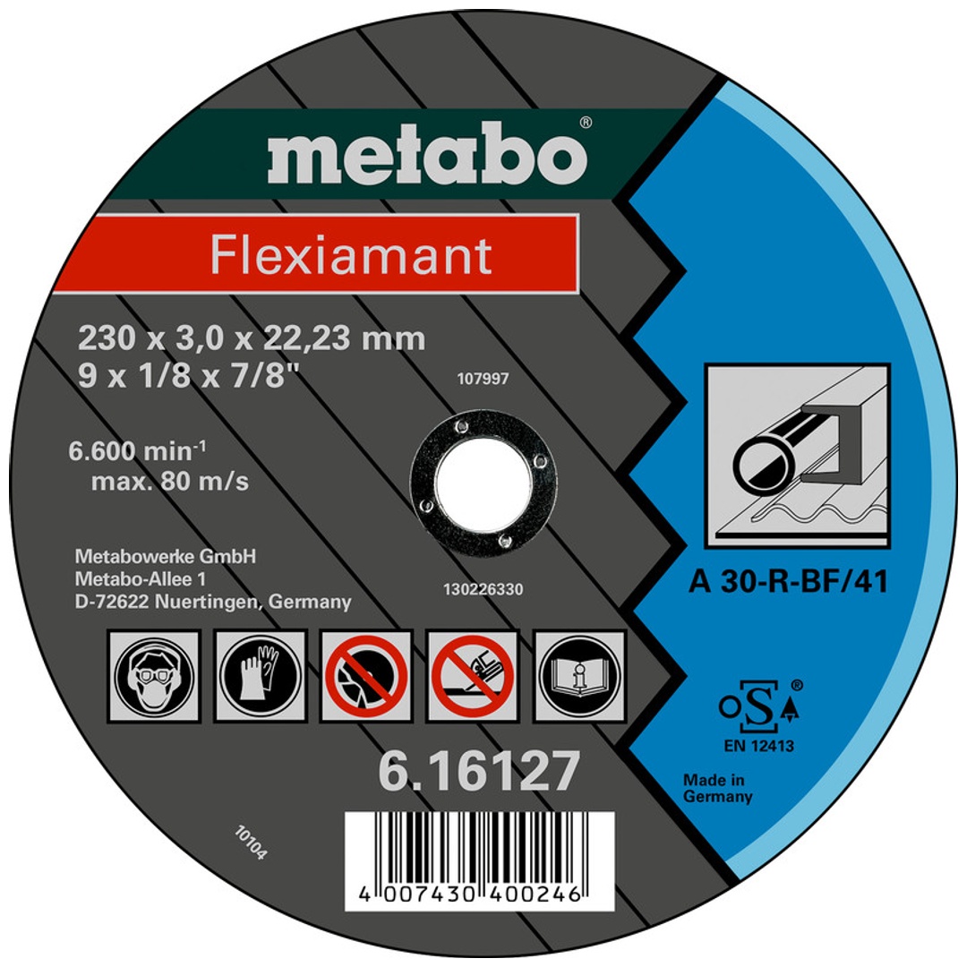 Metabo Flexiamant 230x3,0x22,23 Stahl, TF 41