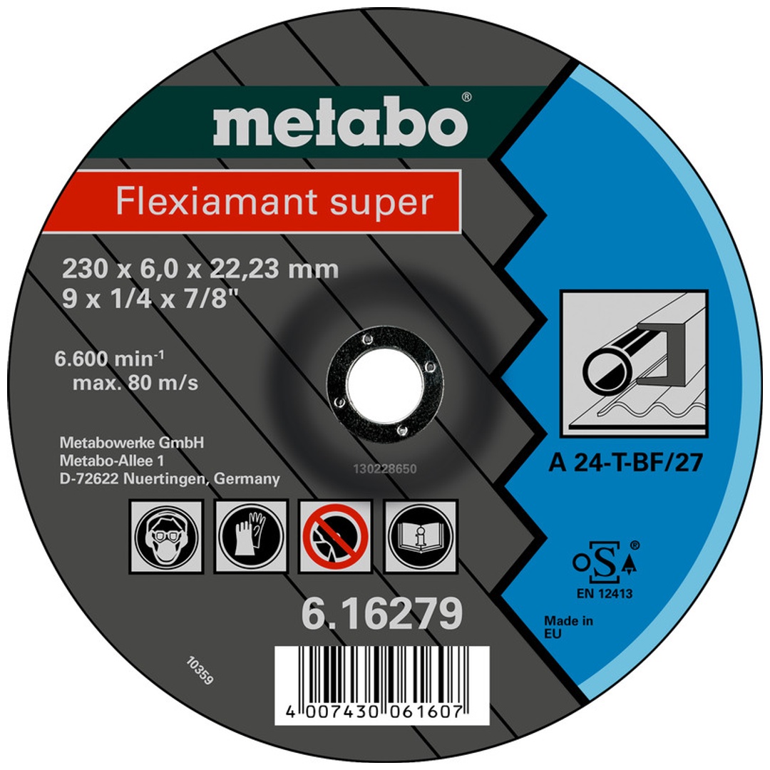 Metabo Flexiamant super 115x6,0x22,23 Stahl, SF 27