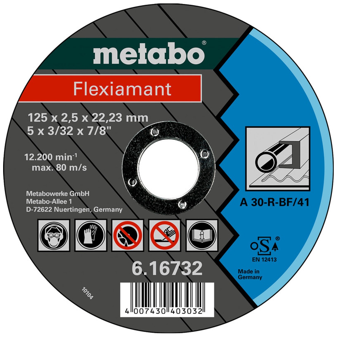 Metabo Flexiamant 125x2,5x22,23 Stahl, TF 41