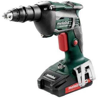 Metabo Akku-Trockenbauschrauber SE 18 LTX 6000, incl. 2x Akku, Ladegerät, im Kunststoffkoffer