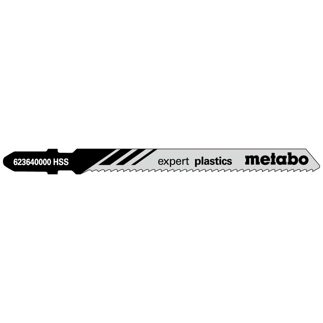 Metabo 5 Stichsägeblätter expert plastics 74/ 2,0 mm, HSS