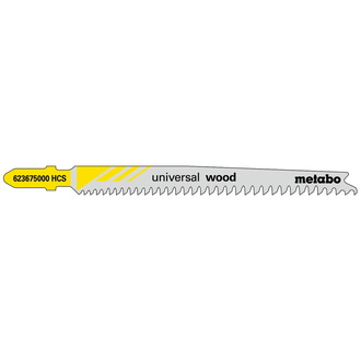 Metabo 25 Stichsägeblätter "universal wood" 91 mm, progressiv, HCS, Type 23675