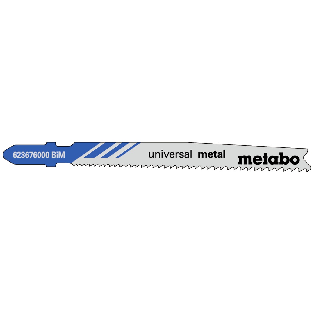 Metabo 25 Stichsägeblätter universal metal 74mm/progr.