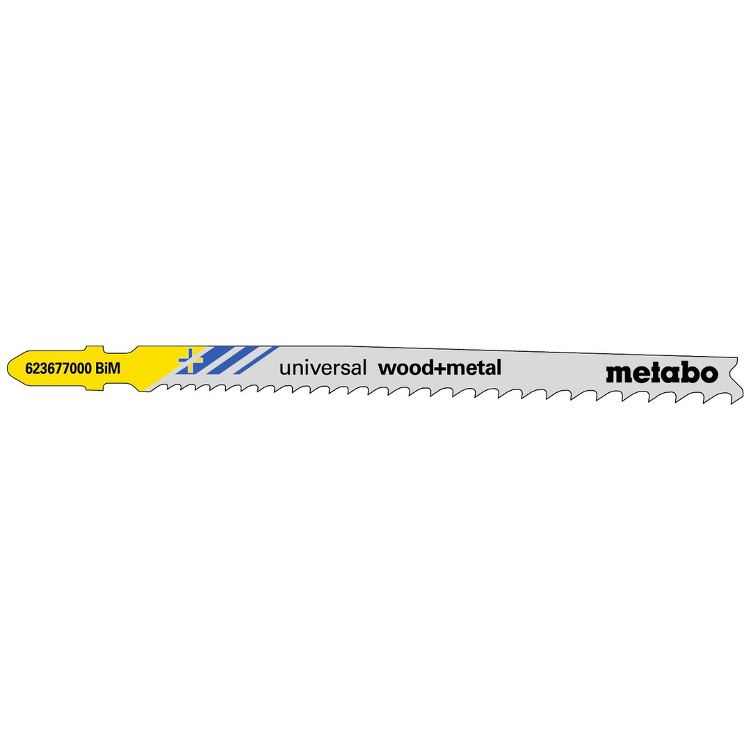 Metabo 25 Stichsägeblätter universal wood + metal 106mm/progr.