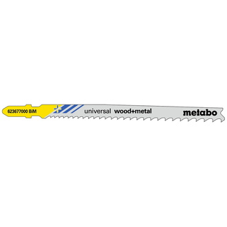 Metabo 25 Stichsägeblätter "universal wood + metal" 106 mm, progressiv, BiM, Type 23677