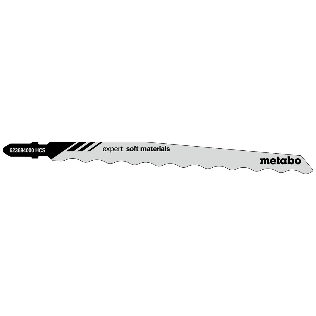 Metabo 3 Stichsägeblattmesser expert soft materials 126mm