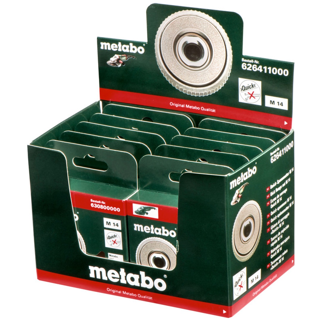 Metabo 10 Quick-Spannmutter M 14/ Display
