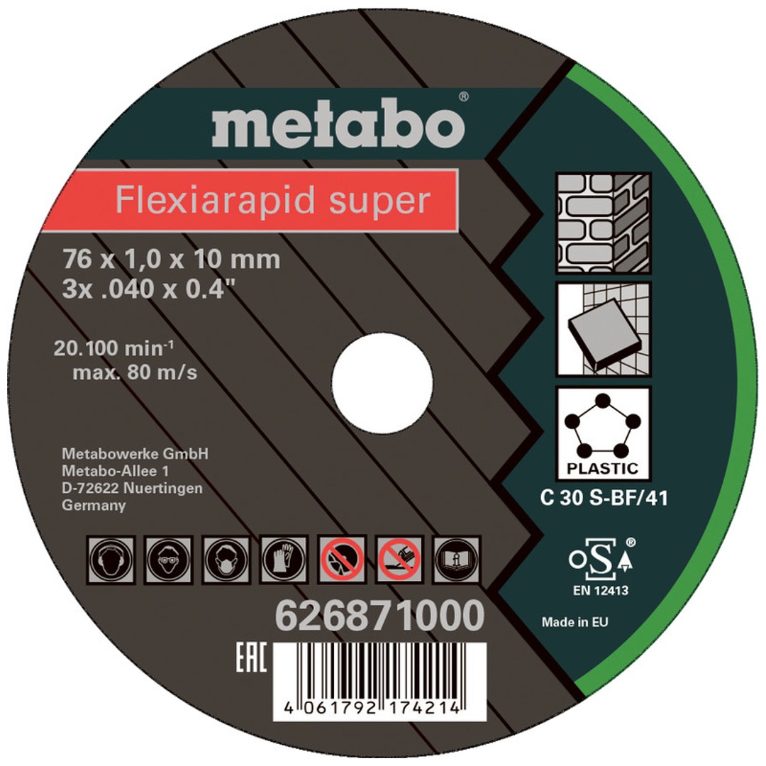 Metabo 5 Flexiarapid Super 76x1,0x10,0 mm Universal