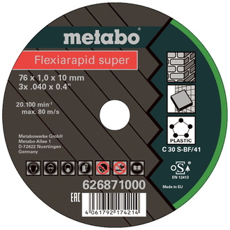 Metabo 5 Flexiarapid Super 76x1,0x10,0 mm Universal