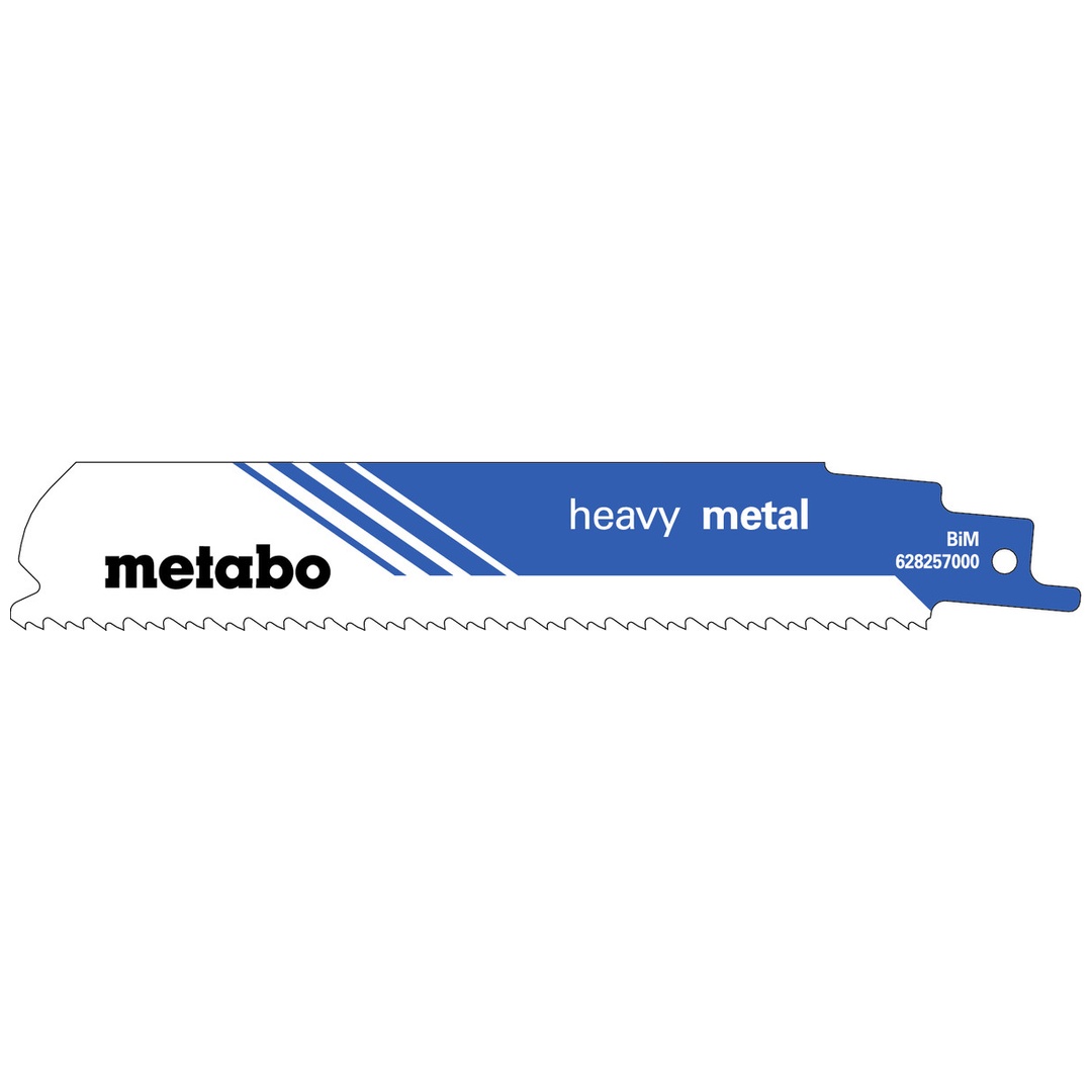 Metabo 5 Säbelsägeblätter heavy metal 150 x 1,1 mm, 2,5+3,2 mm/ 8+10 TPI