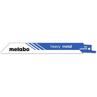 Metabo 5 Säbelsägeblätter "heavy metal" 150 x 1,25 mm, BiM, 1,8-2,6 mm/ 10-14 TPI