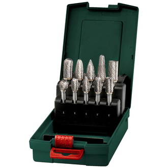 Metabo Hartmetall-Fräser-Set, 10-tlg.