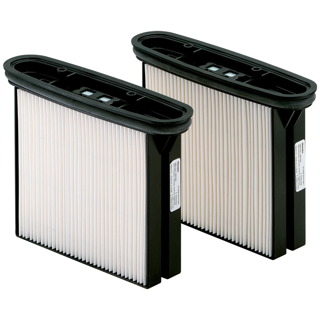 Metabo 2 HEPA-Filterkassetten, Polyester, Staubklasse H (HEPA 14)