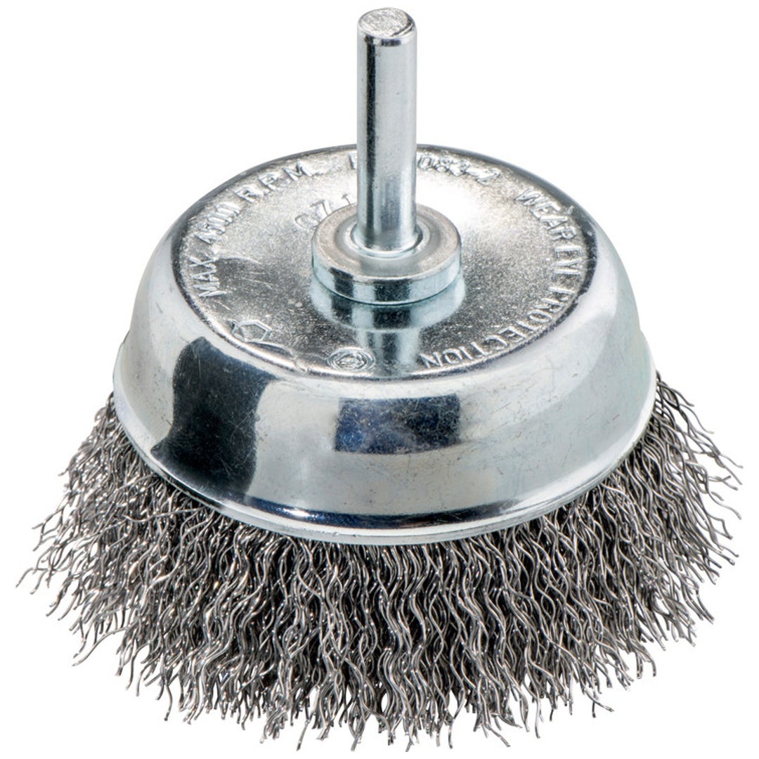 Metabo Topfbürste 50x0,3 mm/ 6 mm, Stahl gewellt