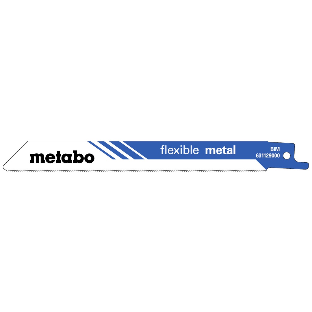 Metabo 2 Säbelsägeblätter flexible metal 150 x 0,9 mm, BiM, 1 mm/ 24 TPI
