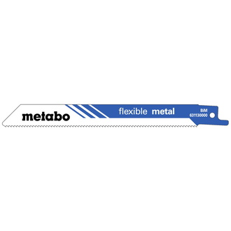 Metabo 2 Säbelsägeblätter "flexible metal" 150 x 0,9 mm, BiM, 1,8 mm/ 14 TPI, gewellt / gefräst