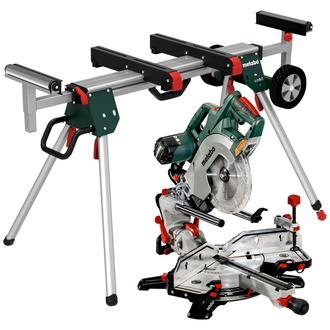 Metabo Kappsäge KGSV 72 Xact SYM Set, incl. Sägeblatt, Maschinenständer KSU 251, Zubehör, Karton