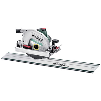 Metabo Handkreissäge KS 85 FS, mit Führungsschiene FS 160, incl. Kreissägeblatt, Zubehör, Karton