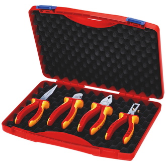 Knipex Werkzeug-Box "RED" Elektro Set 1 4-tlg.