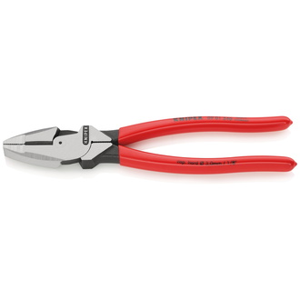 Knipex Kraft-Kombizange "Lineman's Pliers" amerikanisches Modell, mit rutschhemmendem Kunststoff überzogen, schwarz atramentiert 240 mm, Art.Nr. 09 01