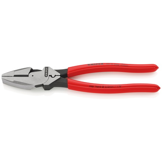 Knipex Kraft-Kombizange "Lineman's Pliers" amerikanisches Modell, mit rutschhemmendem Kunststoff überzogen, schwarz atramentiert 240 mm, Art.Nr. 09 11