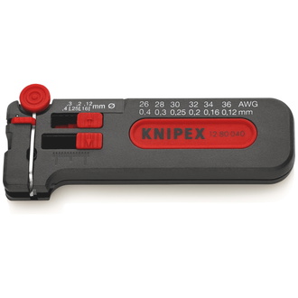 Knipex Mini-Abisolierwerkzeug 100 mm, 0.12 - 0.4 mm