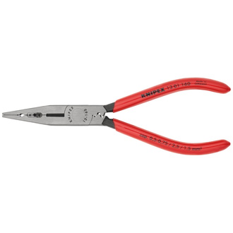 Knipex Verdrahtungszange, mit Kunststoff überzogen, schwarz atramentiert, 160 mm