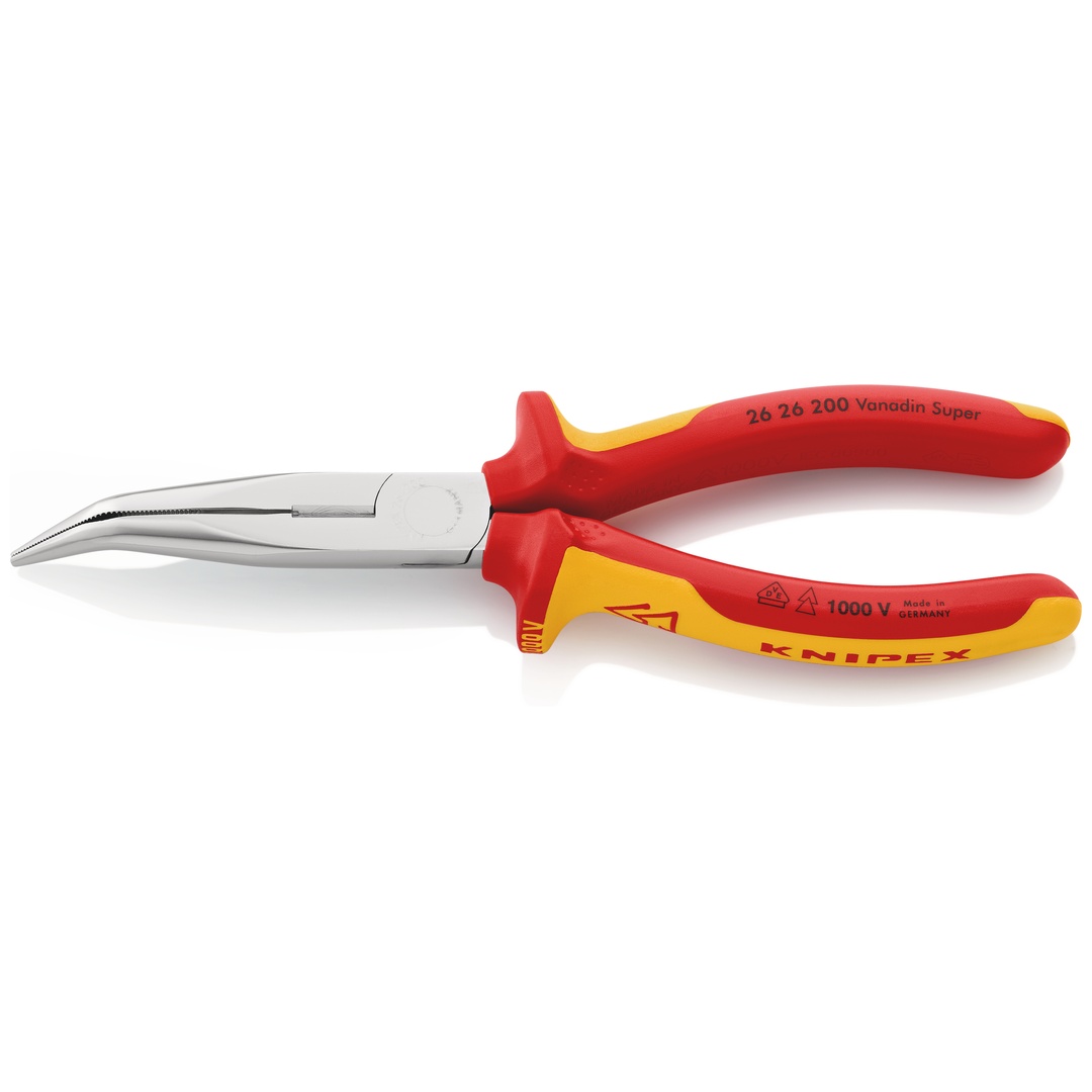 KNIPEX 26 26 200 Round Nose Pliers Length: 200mm, Weight: 204g
