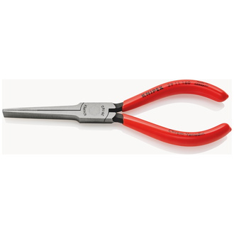 Knipex Telefonzange, mit Kunststoff überzogen, schwarz atramentiert, 160 mm, flache Backen