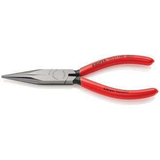 Knipex Langbeckzange, mit Kunststoff überzogen, schwarz atramentiert, 160 mm, flach-runde Backen