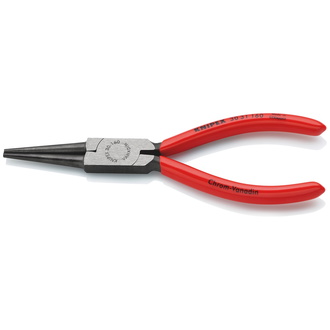 Knipex Langbeckzange, mit Kunststoff überzogen, schwarz atramentiert, 160 mm, runde Backen