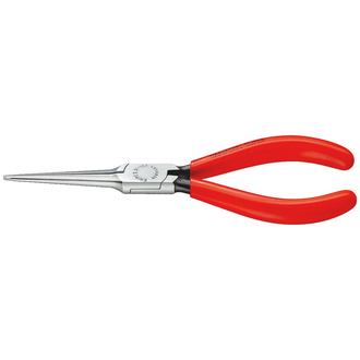 Knipex Greifzange (Nadelzange), mit Kunststoff überzogen, schwarz atramentiert, 160 mm, flache, schmale Backen