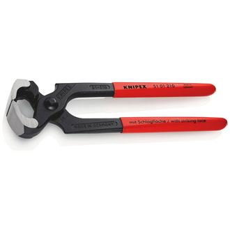 Knipex Hammerzange, mit Kunststoff überzogen, schwarz atramentiert, 210 mm