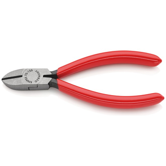 Knipex Seitenschneider, mit Kunststoff überzogen, schwarz atramentiert, 125 mm