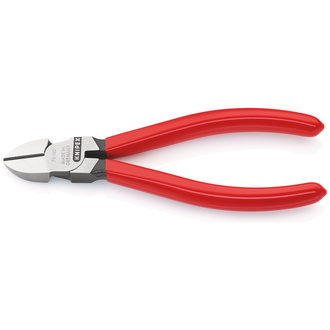 Knipex Seitenschneider, mit Kunststoff überzogen, schwarz atramentiert, 140 mm