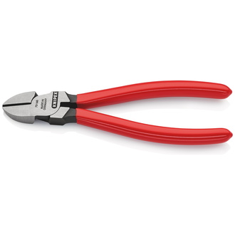 Knipex Seitenschneider, mit Kunststoff überzogen, schwarz atramentiert, 160 mm