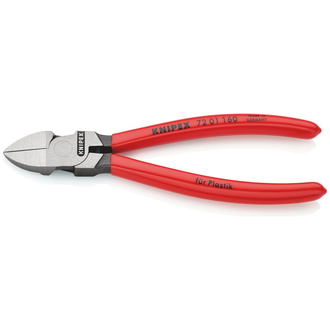 Knipex Seitenschneider für Kunststoff mit Kunststoff überzogen 160 mm