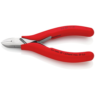 Knipex Elektronik-Seitenschneider mit Kunststoff überzogen 115 mm