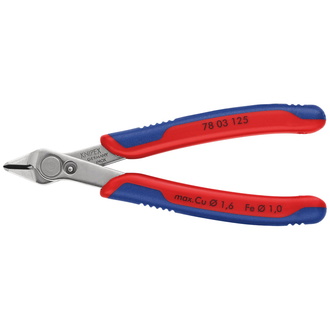 Knipex Electronic Super Knips, mit Mehrkomponenten-Hüllen, 125 mm, Art.Nr. 78 03 125