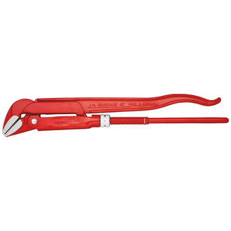 Knipex Rohrzange 45° rot pulverbeschichtet 430 mm