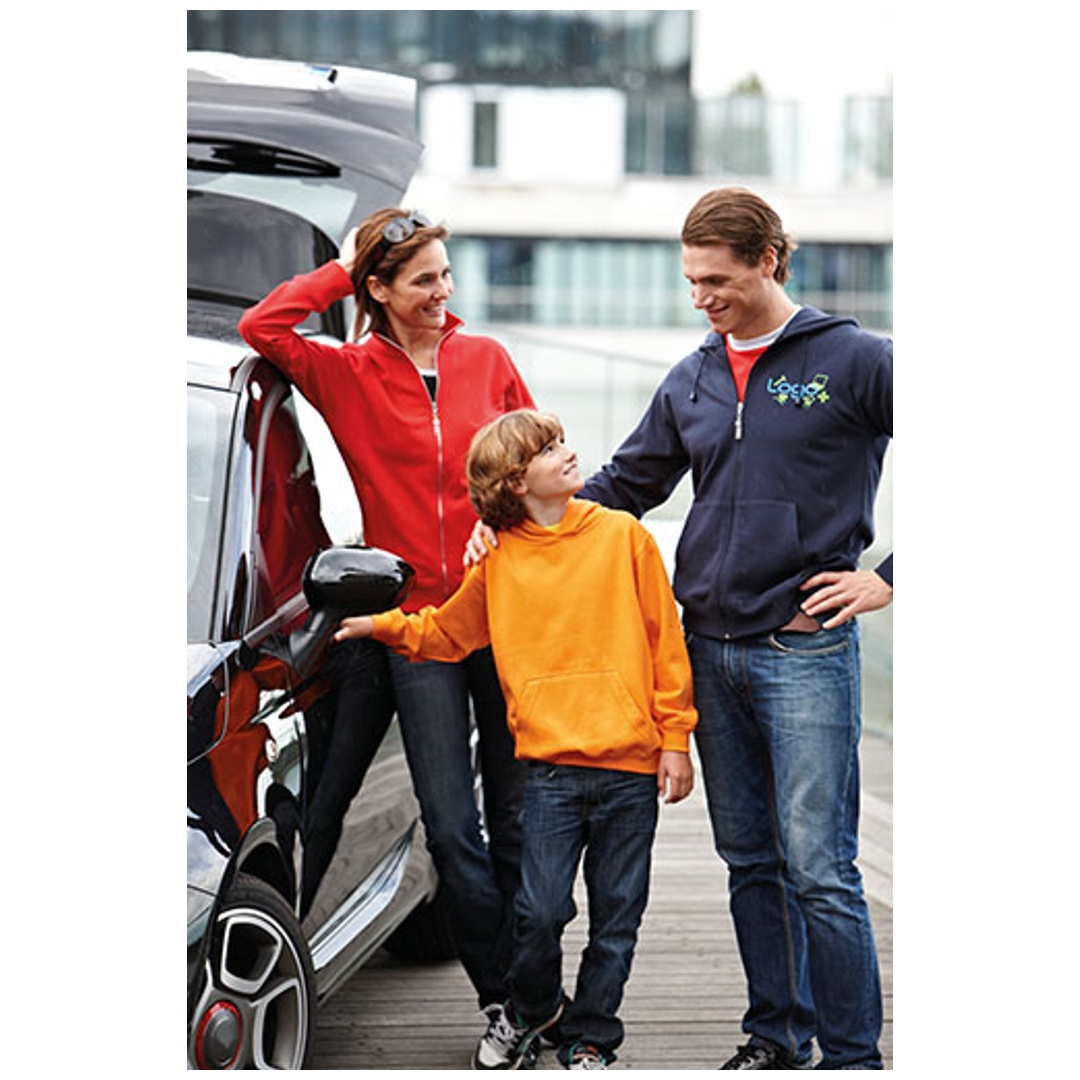 James & Nicholson Kinder Kapuzensweatshirt JN047K Gr. M-128 carbon
