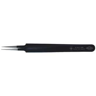 Knipex Universalpinzette, ESD glatt, 110 mm, Spitzenbreite 0.2 mm