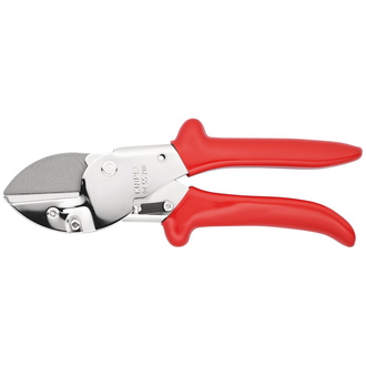 Knipex Amboss-Schere mit Kunststoffhüllen verchromt 200 mm